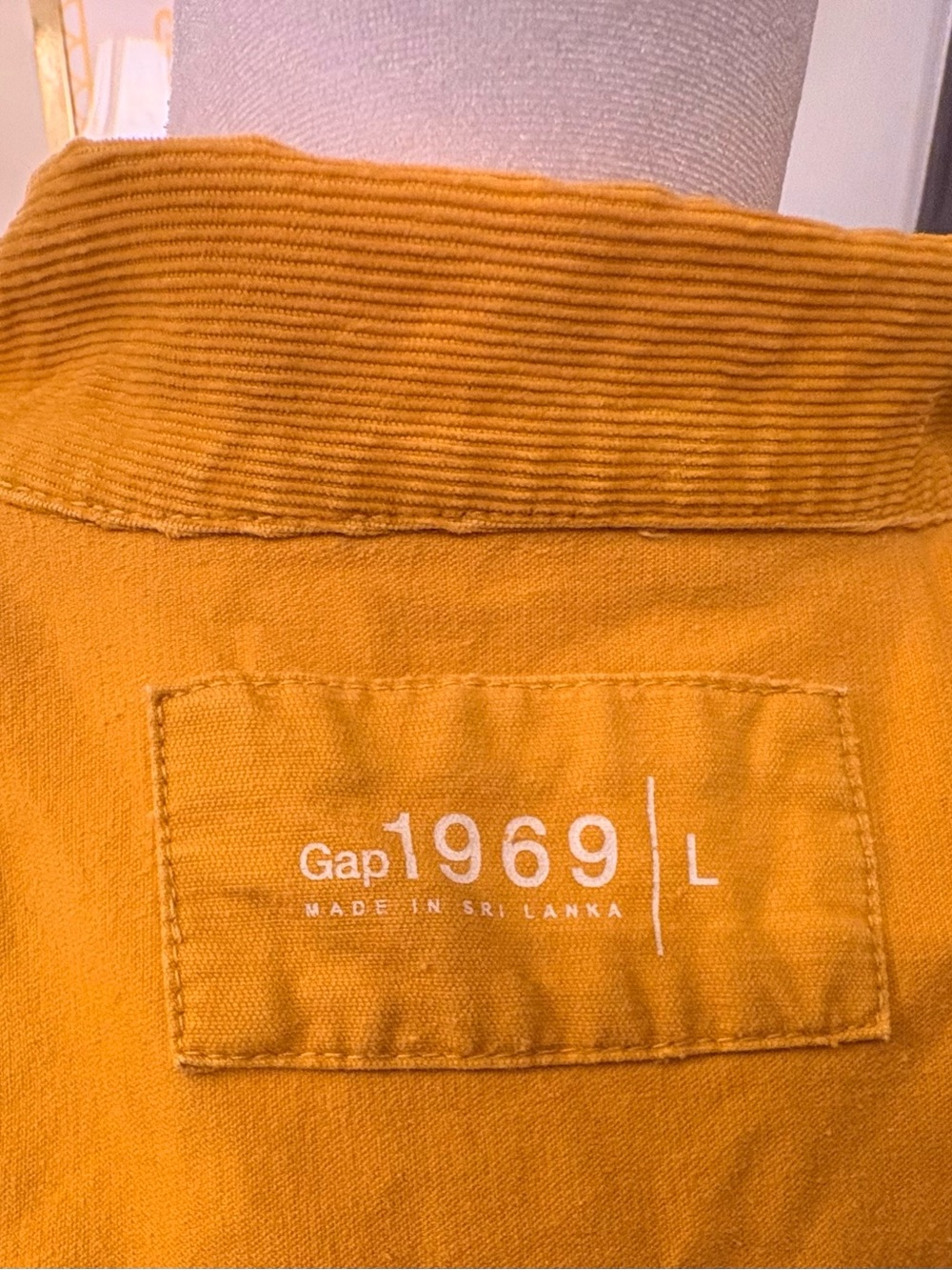 Gap 1969 Women's Mustard Corduroy Jacket - Picture 3 of 5
